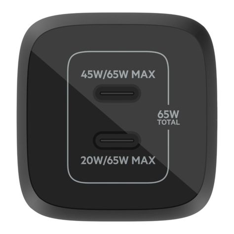 Cargador 65W Max 2x USB-C Belkin Negro-2