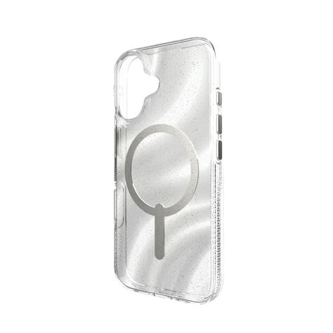 Funda Milan Snap Magsafe iPhone 16 Zagg blanco glitter-7