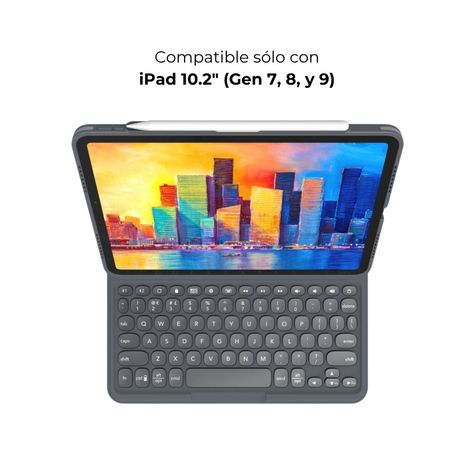 Funda Con Teclado Pro Keys Para iPad 10.2 Zagg-2