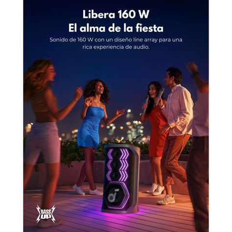 Parlante Bluetooth Rave 3 Soundcore Negro-8