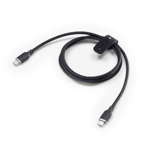 Cable USB-C a USB-C 4.0 240W 0.8 Mt trenzado Mophie negro-0