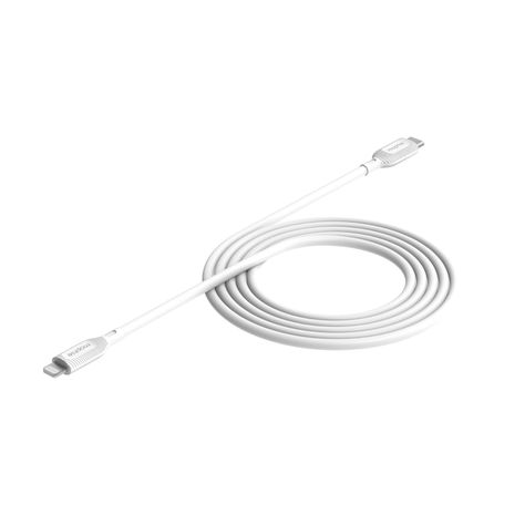 Cable USB-C a Lightning 2m 60W Mophie Blanco-1