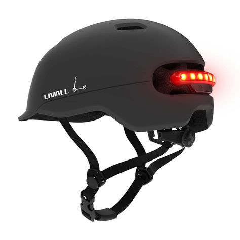 Casco inteligente LED C20 Talla M Negro-1