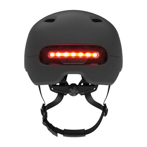 Casco inteligente LED C20 Talla M Negro-2