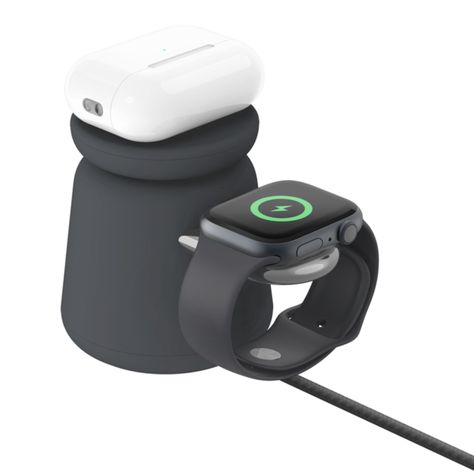 Base de carga 2 en 1 inalambrica Qi2 Belkin negra-5