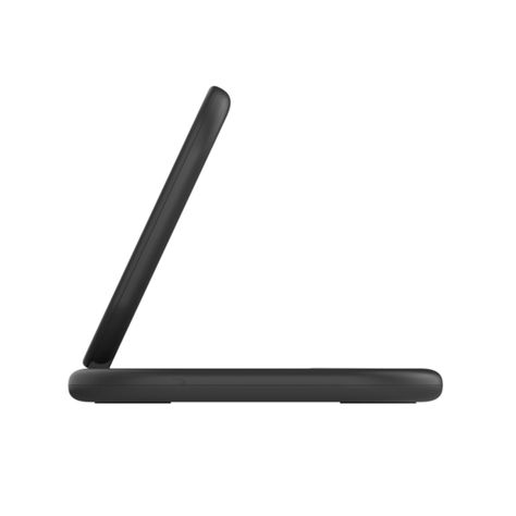 Base de carga 3 en 1 plegable BoostCharge Qi2 15 W Negra-3