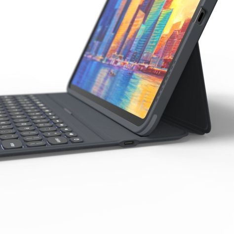 Funda Con Teclado Ingles Pro Keys Para iPad Pro 11 Zagg-1