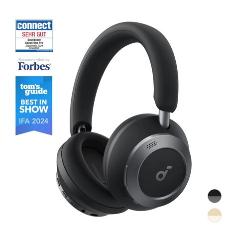 Audifono Over Ear Noise Cancelling Space One Pro Negro-1