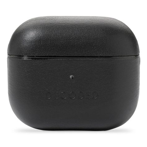 Funda Cuero Para AirPods 3ª Gen Deocded Negro-3