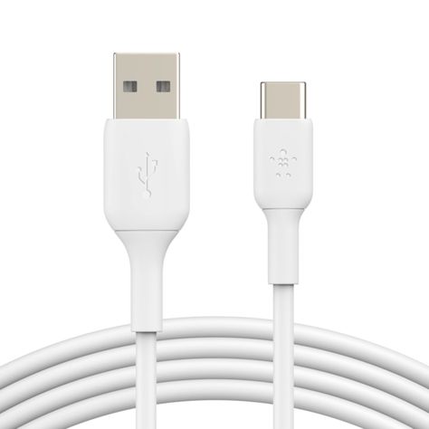 Cable USB-A a USB-C 1.0 Mt PVC Belkin Blanco-2