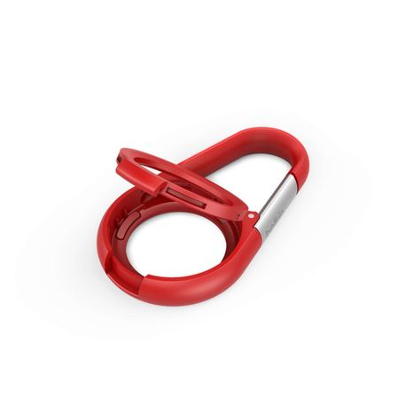 Secure Holder con mosquetón para AirTag Rojo-2