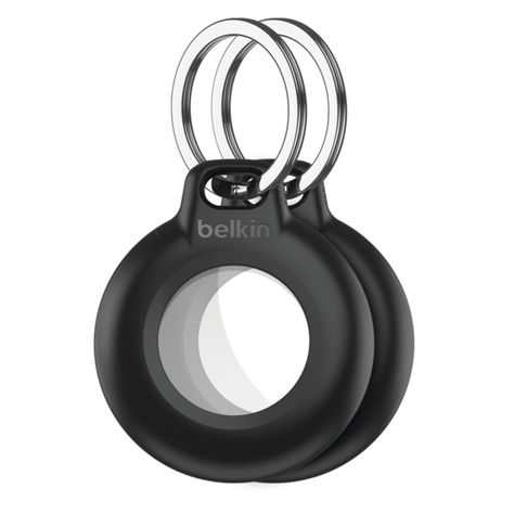Pack de 2 llaveros para Airtag Belkin negro-0