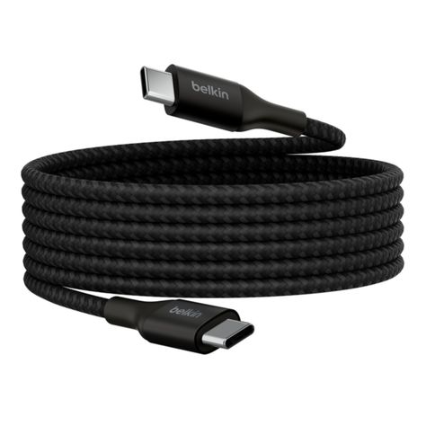 Cable USB-C a USB-C 240W de 2.0 Mt trenzado Belkin Negro-4