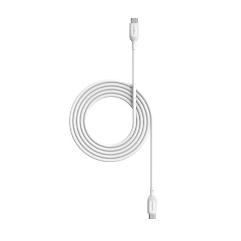 Cable USB-C a USB-C 2m 60W Mophie Blanco-0