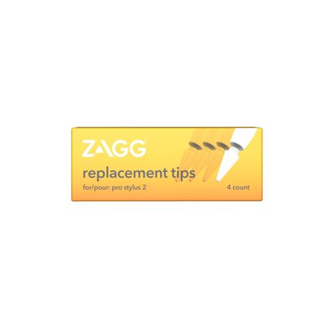 Pack 4 puntas de reemplazo para Pro Stylus 2 Zagg Gris-2