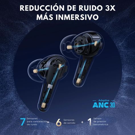Audifonos True Wireless NC Liberty 4 Pro Soundcore Negro-7
