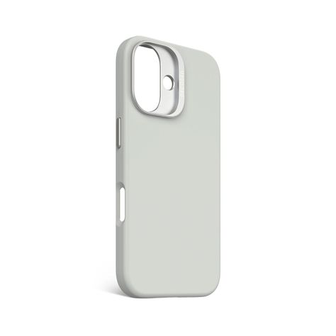 Funda silicona antimicrobial Magsafe iPhone 16 Decoded Gris-1