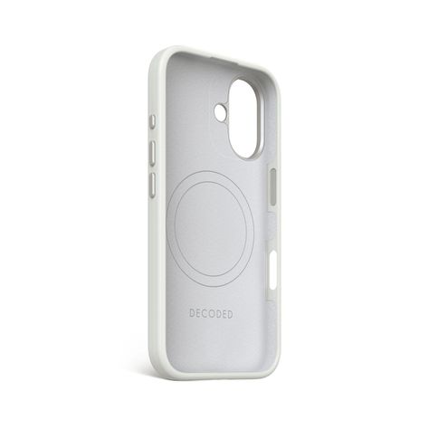 Funda silicona antimicrobial Magsafe iPhone 16 Decoded Gris-3