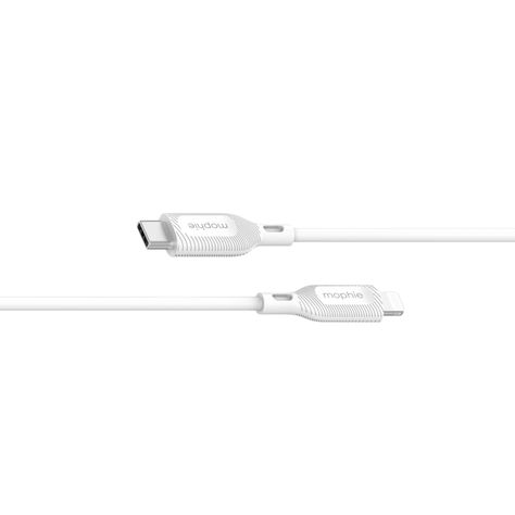 Cable USB-C a Lightning 1m 60W Mophie Blanco-2