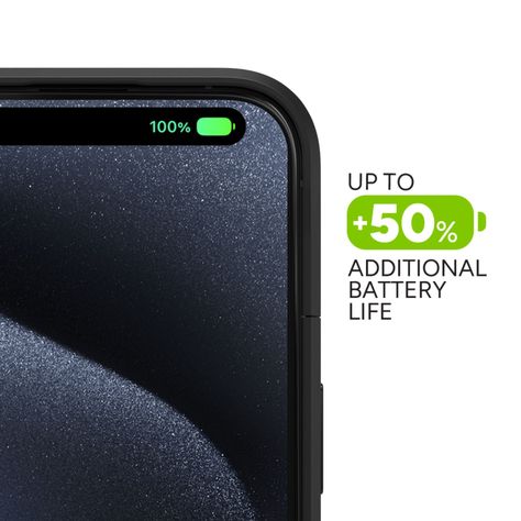 Funda Bateria Juice Pack para iPhone 15 Pro Mophie Negro-9