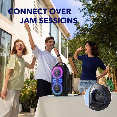 Parlante Bluetooth Rave Party 2 Soundcore Negro-5