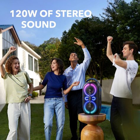 Parlante Bluetooth Rave Party 2 Soundcore Negro-9