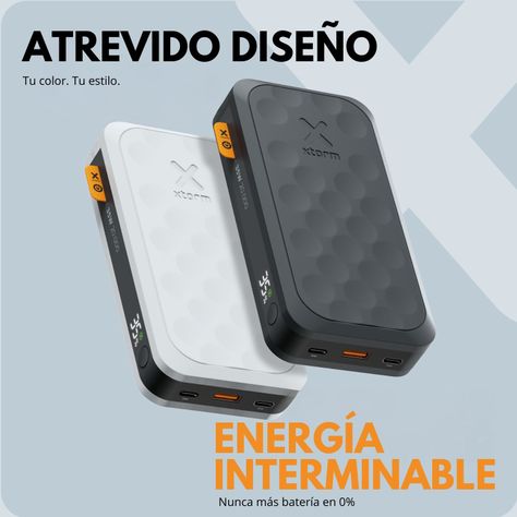 Batería 20.000 mAh 35W Fuel Series Xtorm Negro medianoche-8