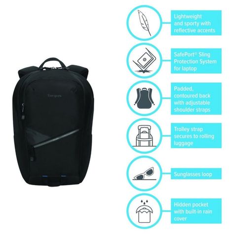 Mochila Transpire Advanced  Macbook Hasta 16 Pulgadas Targus-6