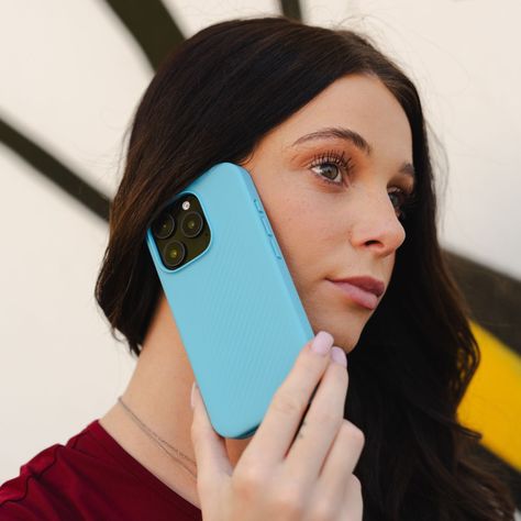 Funda Luxe Snap Magsafe iPhone 16 Pro Zagg azul-9