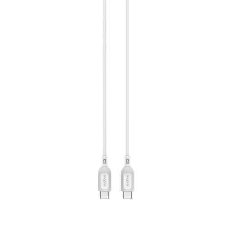 Cable USB-C a USB-C 1m 60W Mophie Blanco-4