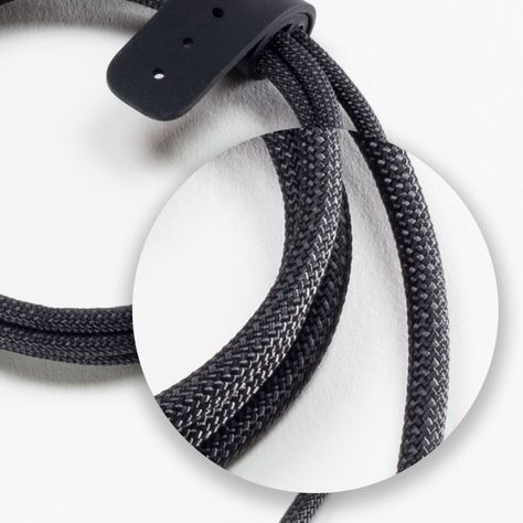 Cable USB-A a Lightning 1.0 Mt trenzado Mophie negro-3