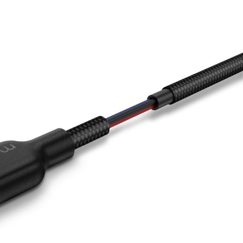 Cable USB-A a Lightning 1.0 Mt trenzado Mophie negro-4