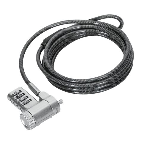 Cable de seguridad universal con combinacion Head Lock-1