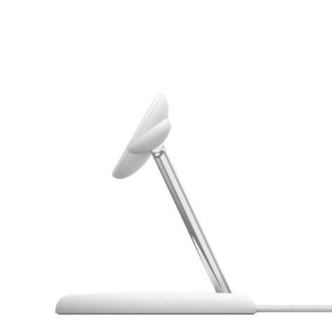 Base de carga 3 en 1 BoostCharge Qi2 15W Blanca-3
