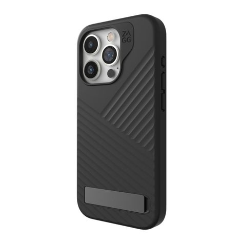Carcasa ZAGG Denali Snap con Kickstand iPhone 15 Pro Negro-0