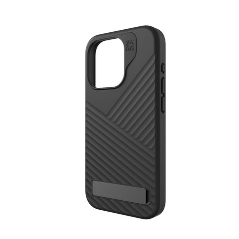 Carcasa ZAGG Denali Snap con Kickstand iPhone 15 Pro Negro-4