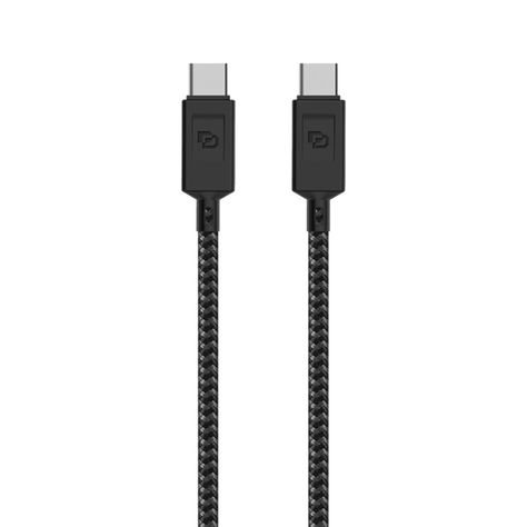 Cable USB-C a USB-C, USB 3.2, 1.5 Mt Rugged Dusted Negro-0