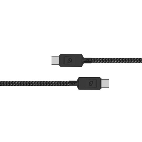 Cable USB-C a USB-C, USB 3.2, 1.5 Mt Rugged Dusted Negro-2