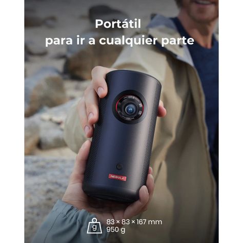 Proyector Laser Capsule 3 Nebula Negro-3