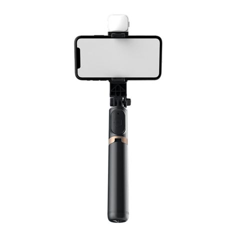 Selfie Stick Con Luz Led Ajustable Y Control Remoto Dusted-1