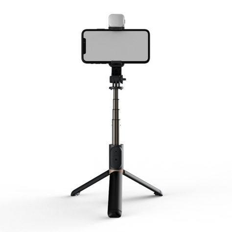 Selfie Stick Con Luz Led Ajustable Y Control Remoto Dusted-3