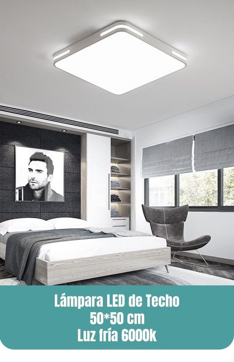 Lámpara de Techo Led 50x50CM 36W By LuBabycas-1
