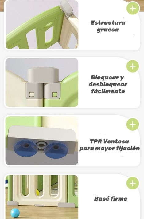 Corral Armado Multiposiciones Accesorios 191*199cm Lubabycas-6