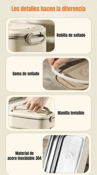 Lonchera Fiambrera Calentadora Más Bolso Térmico LuBabycas-6