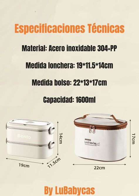 Lonchera Fiambrera Calentadora Más Bolso Térmico LuBabycas-7