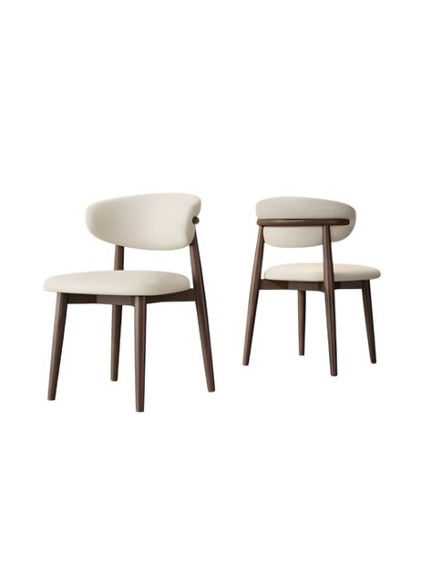 Pack 2 Sillas de Comedor Madera Café Family By LuBabycas-0