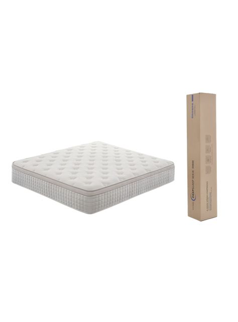 Colchón 2 Plazas 150x200x30cm Comprimido Pocket LuBabycas-0