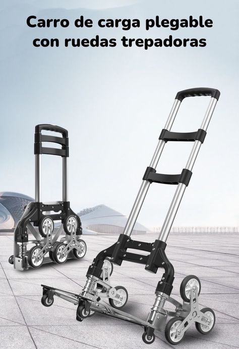 Carro De Carga Plegable Con Ruedas Trepadoras LuBabycas-1
