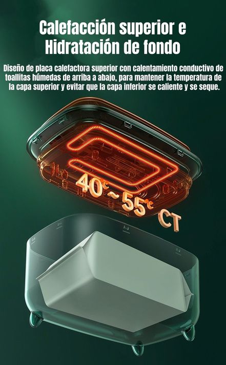 Calentador De Toallas Húmedas Wipes Blanco By LuBabycas-2