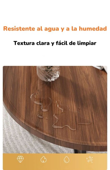 Mesa De Centro Redonda 70cm By LuBabycas-6
